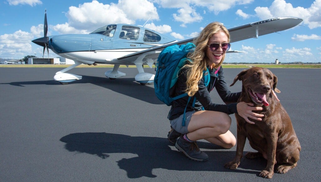 Our Top Tips for Flying with Your Dog Cirrus Aircraft