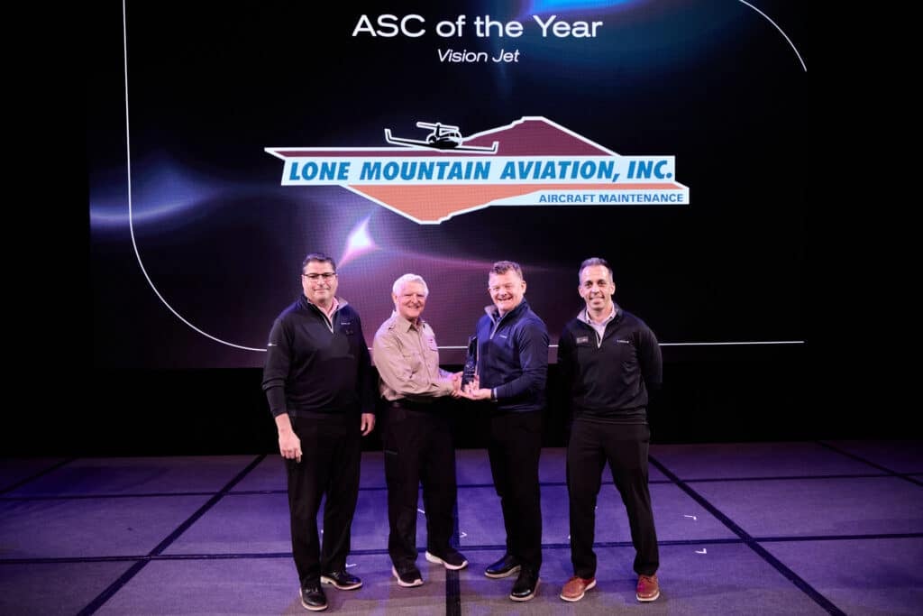 ASC of the Year Vision Jet Lone Mountain Aviation, Inc CX 2024 award