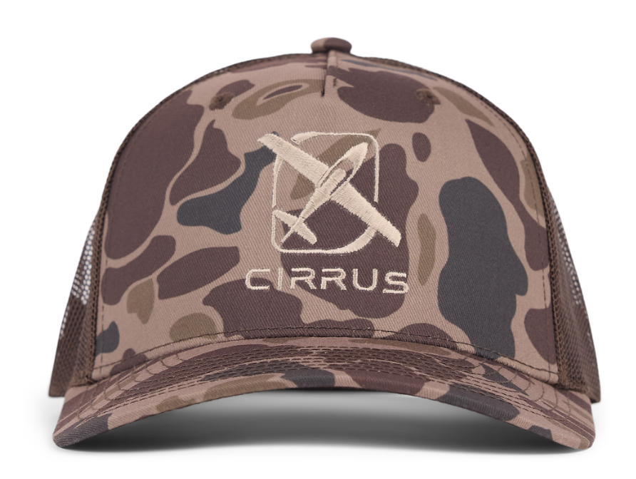 cirrus camo hat