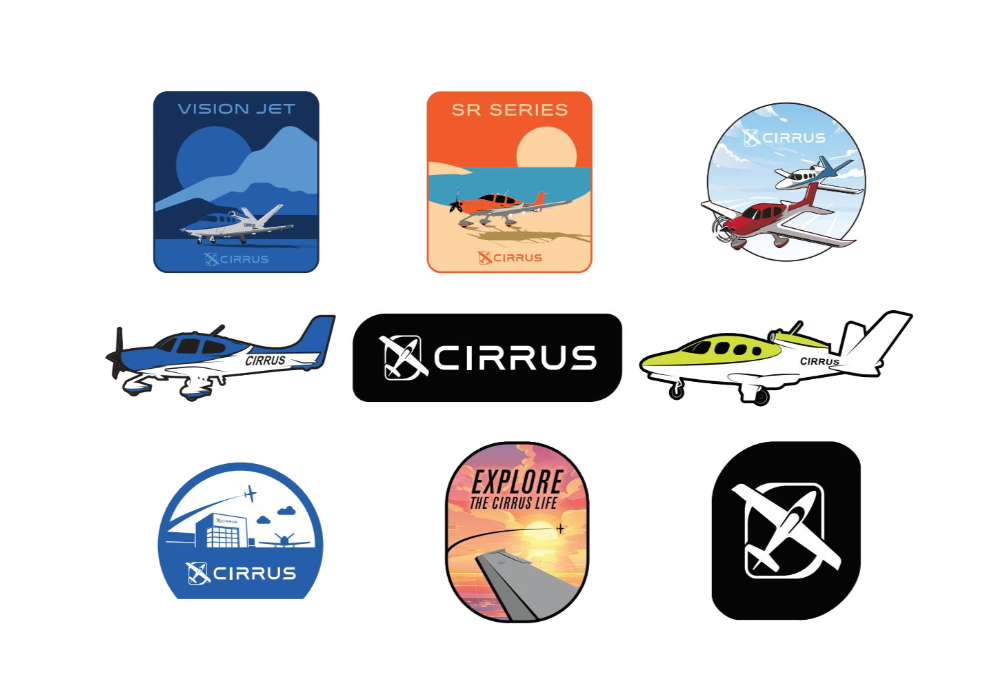 cirrus stickers