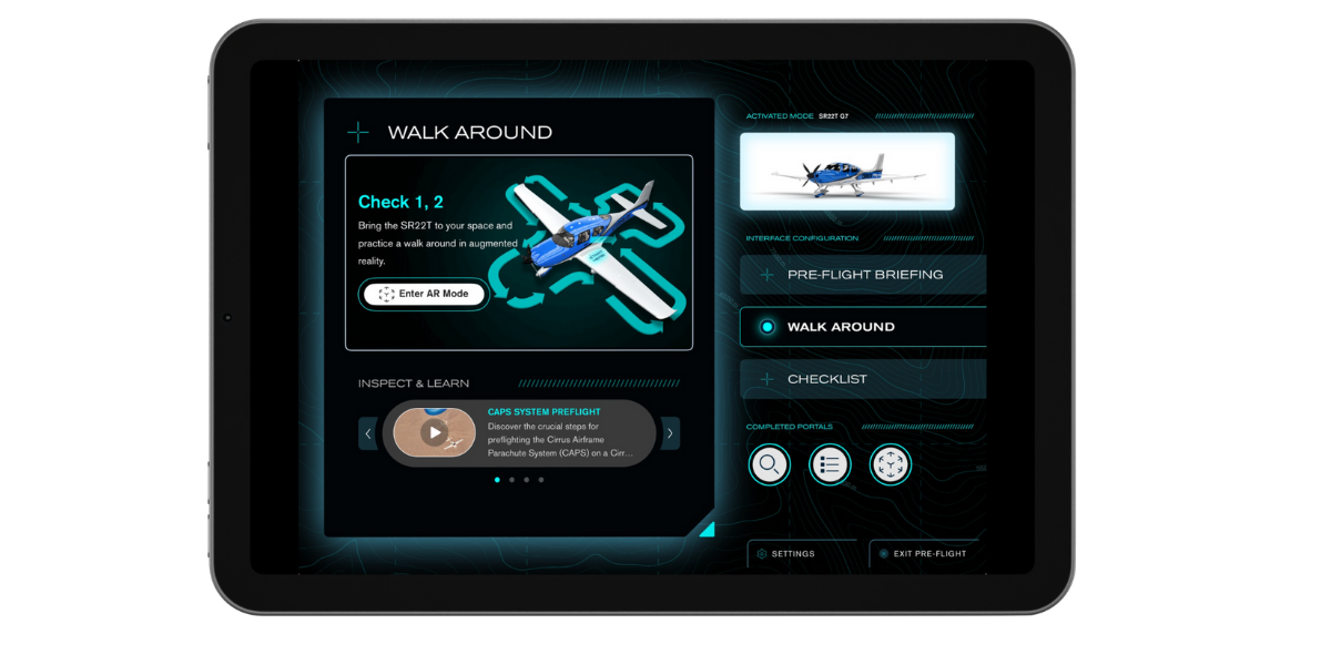 Cirrus Approach Flight Training App Relaunches with Augmented Reality Pre-Flight 