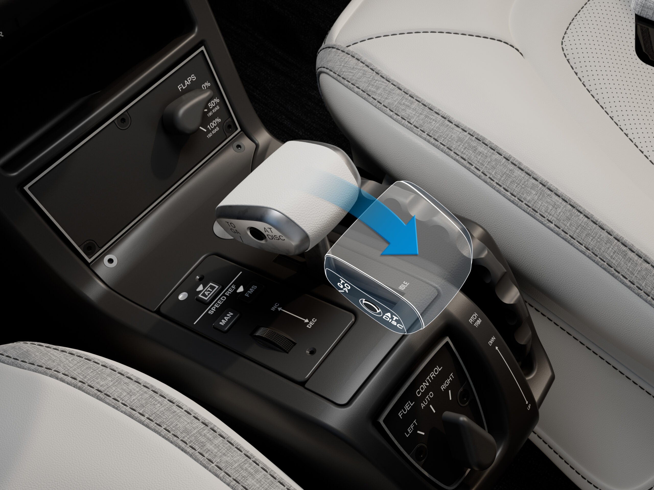 vision jet autothrottle 